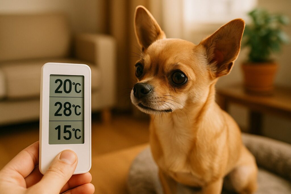 チワワ　適温　20℃　28℃　15℃